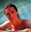 Paul McGann in the pool
